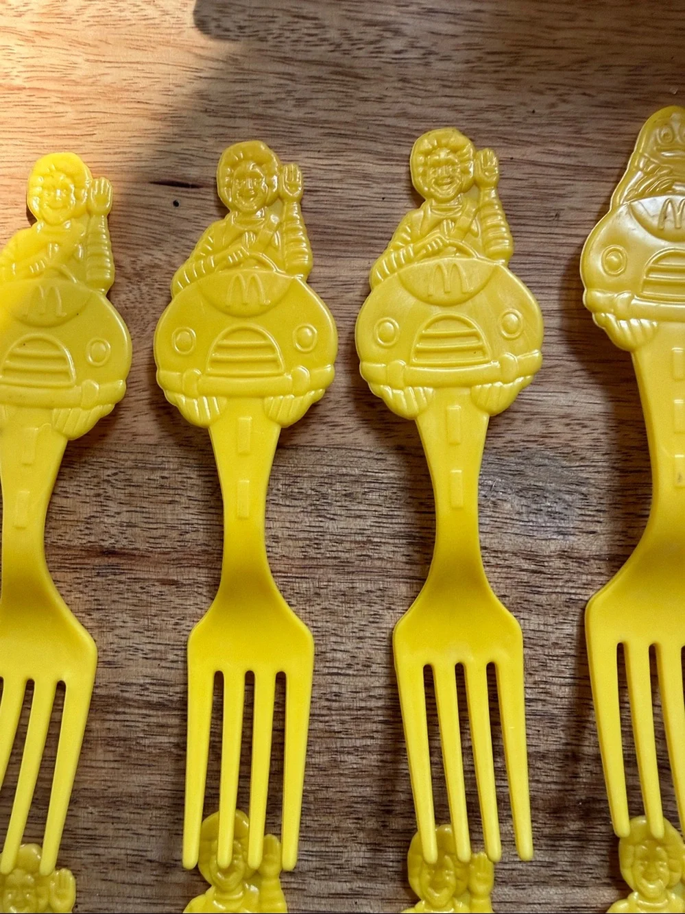 Vintage 1986 Ronald McDonald Forks Spoons Set of 10 Grimace